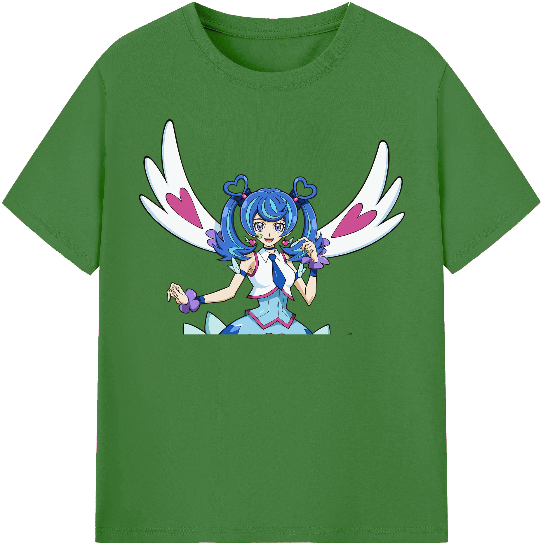 （画像用） 遊☆戯☆王 Yu-Gi-Oh! レディースカジュアルプリントTシャツ（綿100％）